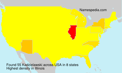 Surname Kadzielawski in USA Surname Kadzielawski in USA
