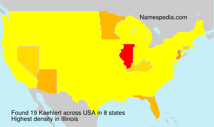 Surname Kaehlert in USA Surname Kaehlert in USA