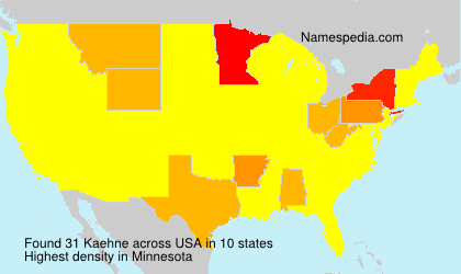 Surname Kaehne in USA Surname Kaehne in USA