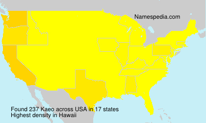 Surname Kaeo in USA Surname Kaeo in USA