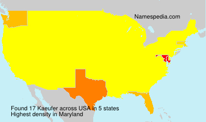 Surname Kaeufer in USA Surname Kaeufer in USA