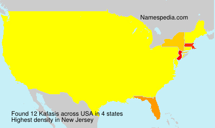Surname Kafasis in USA Surname Kafasis in USA