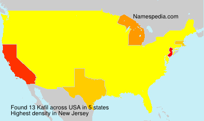Surname Kafil in USA Surname Kafil in USA