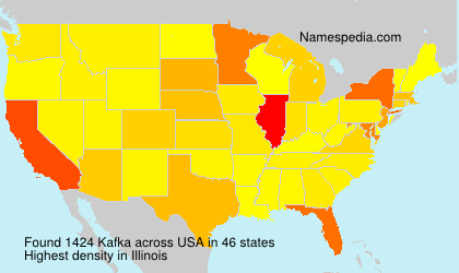 Surname Kafka in USA Surname Kafka in USA