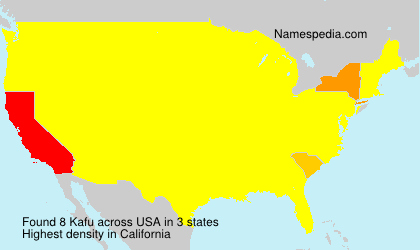 Surname Kafu in USA Surname Kafu in USA