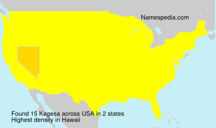 Surname Kagesa in USA Surname Kagesa in USA