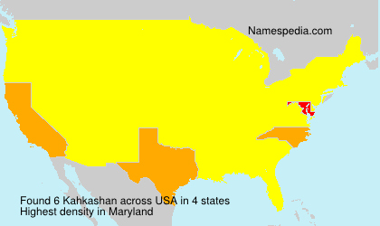 Surname Kahkashan in USA Surname Kahkashan in USA