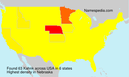 Surname Kahnk in USA Surname Kahnk in USA