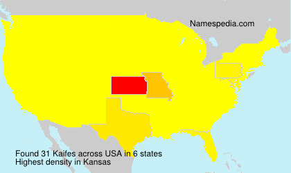 Surname Kaifes in USA Surname Kaifes in USA