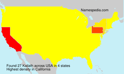 Surname Kailath in USA Surname Kailath in USA
