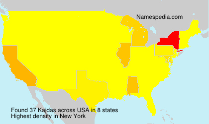 Surname Kajdas in USA Surname Kajdas in USA