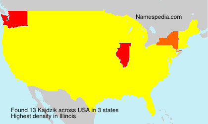 Surname Kajdzik in USA Surname Kajdzik in USA