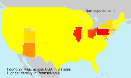 Surname Kajic in USA Surname Kajic in USA