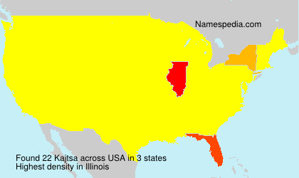 Surname Kajtsa in USA Surname Kajtsa in USA