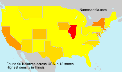 Surname Kakavas in USA Surname Kakavas in USA
