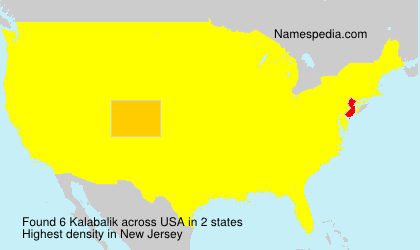 Surname Kalabalik in USA Surname Kalabalik in USA