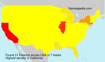 Surname Kalache in USA Surname Kalache in USA