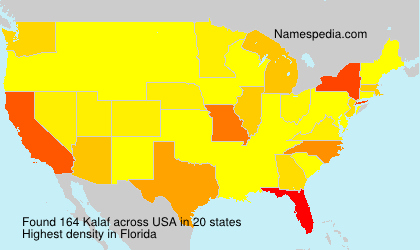 Surname Kalaf in USA Surname Kalaf in USA