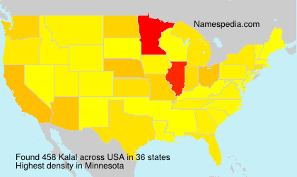 Surname Kalal in USA Surname Kalal in USA