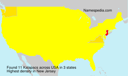 Surname Kalapacs in USA Surname Kalapacs in USA
