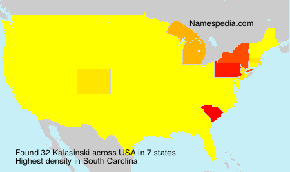 Surname Kalasinski in USA Surname Kalasinski in USA