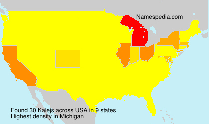Surname Kalejs in USA Surname Kalejs in USA