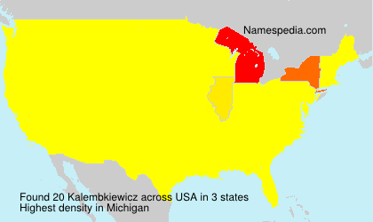 Surname Kalembkiewicz in USA Surname Kalembkiewicz in USA