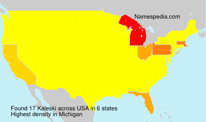 Surname Kaleski in USA Surname Kaleski in USA