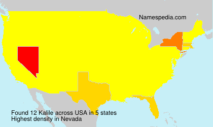 Surname Kalile in USA Surname Kalile in USA