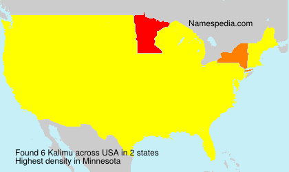 Surname Kalimu in USA Surname Kalimu in USA