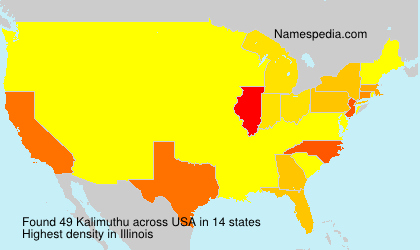 Surname Kalimuthu in USA Surname Kalimuthu in USA