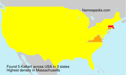 Surname Kalkert in USA Surname Kalkert in USA