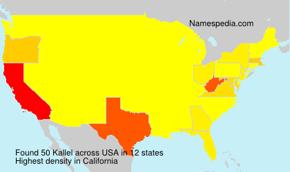 Surname Kallel in USA Surname Kallel in USA