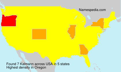Surname Kalmann in USA Surname Kalmann in USA