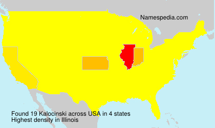 Surname Kalocinski in USA Surname Kalocinski in USA