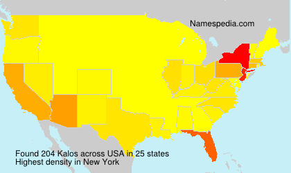 Surname Kalos in USA Surname Kalos in USA