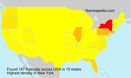 Surname Kaloudis in USA Surname Kaloudis in USA