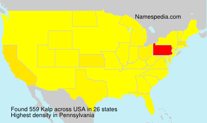 Surname Kalp in USA Surname Kalp in USA