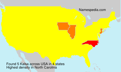 Surname Kalsa in USA Surname Kalsa in USA