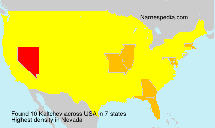 Surname Kaltchev in USA Surname Kaltchev in USA