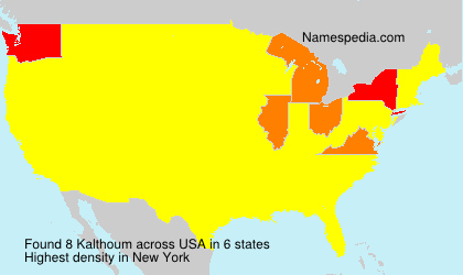 Surname Kalthoum in USA Surname Kalthoum in USA