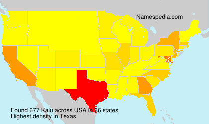Surname Kalu in USA Surname Kalu in USA