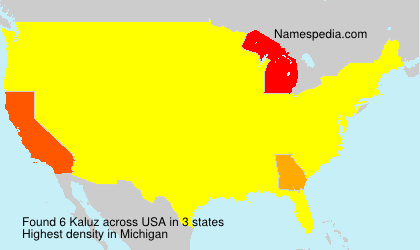Surname Kaluz in USA Surname Kaluz in USA
