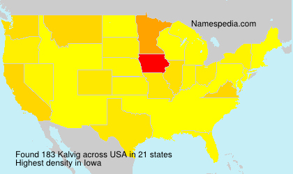 Surname Kalvig in USA Surname Kalvig in USA