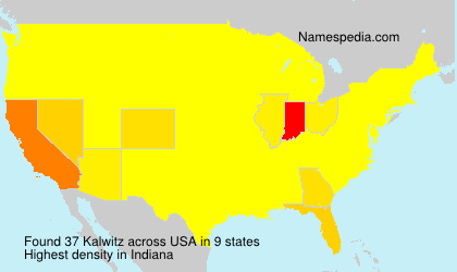 Surname Kalwitz in USA Surname Kalwitz in USA