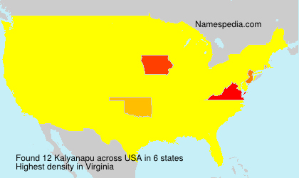 Surname Kalyanapu in USA Surname Kalyanapu in USA