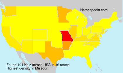 Surname Kalz in USA Surname Kalz in USA