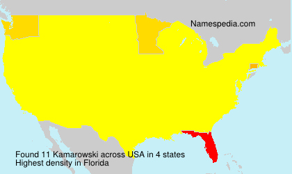 Surname Kamarowski in USA Surname Kamarowski in USA