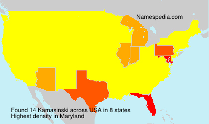 Surname Kamasinski in USA