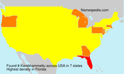 Surname Kambhammettu in USA